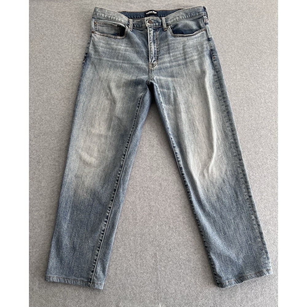 Lands' End 36x29 Traditional Fit‎ Straight Leg Jeans Comfort Stretch Waistband